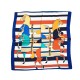 Foulard carré en 100% soie à imprimé motif ‘Cheval’