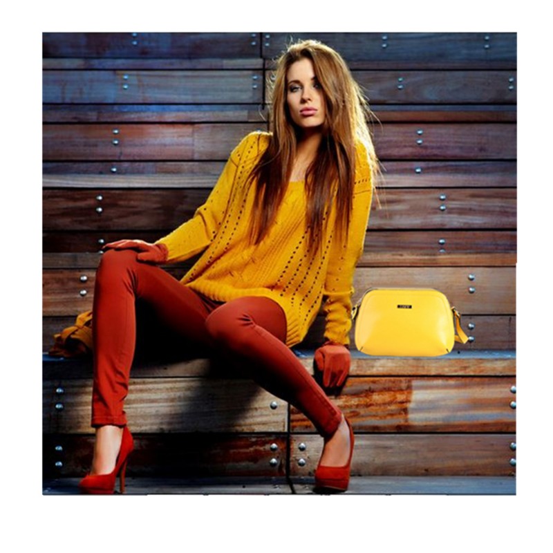 que thrice in english thrice bolso de cuero de grava colore amarillo que thrice in english thrice bolso de cuero de grava colore amarillo